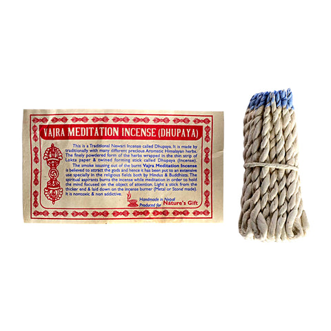 Vajra Meditation Tibetan Rope Incense