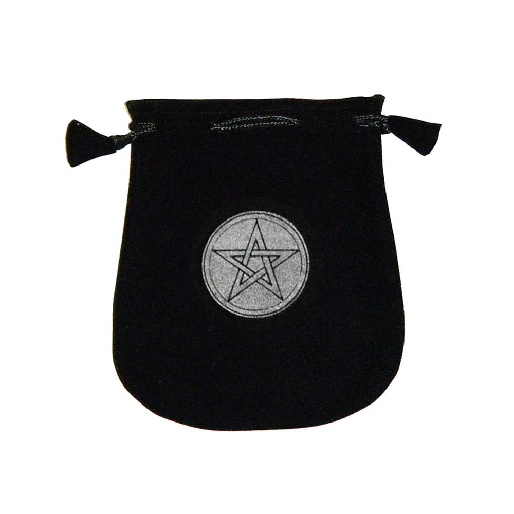 Velvet pouch - Pentagram