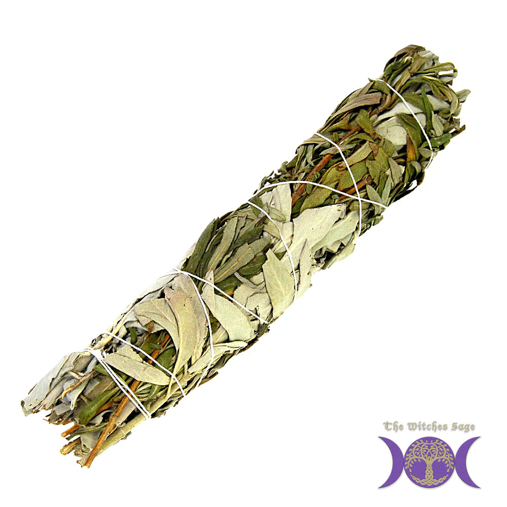 White Sage & Lavender Smudge Stick 7-8"