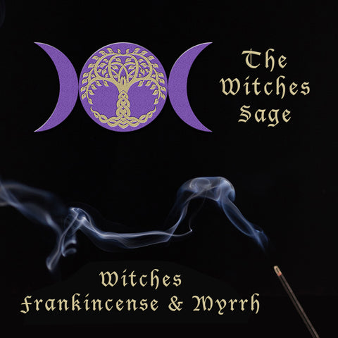 Witches Frankincense & Myrrh Incense Sticks