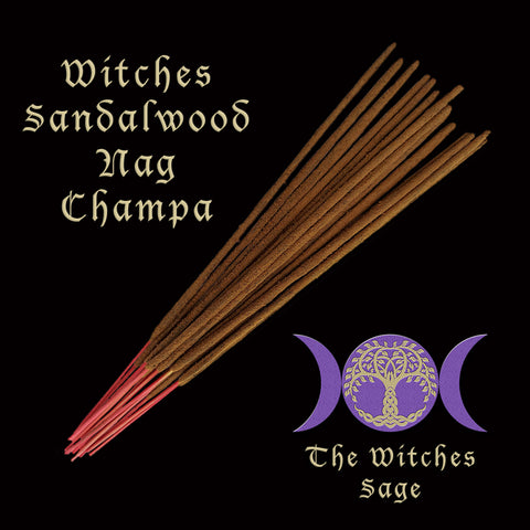 Witches Sandalwood and Nag Champa Incense Sticks