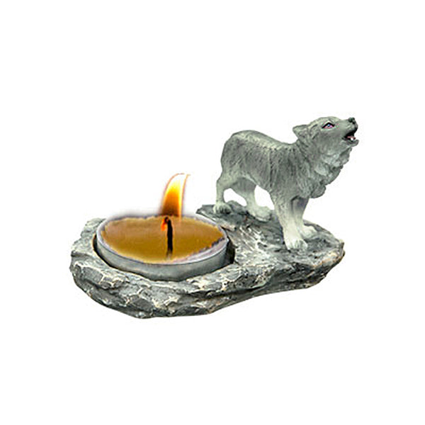 Wolf T-Light Candle