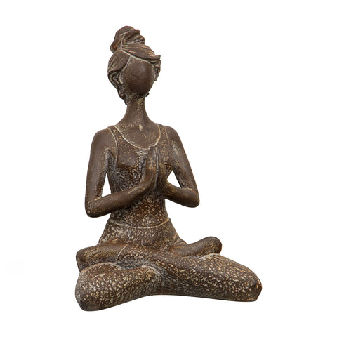 Yoga Sukhasana Pose Statue