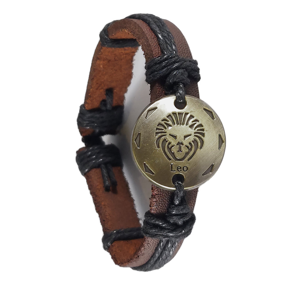 Leather Bracelets with Zodiac Signs – The Witches Sage LLC