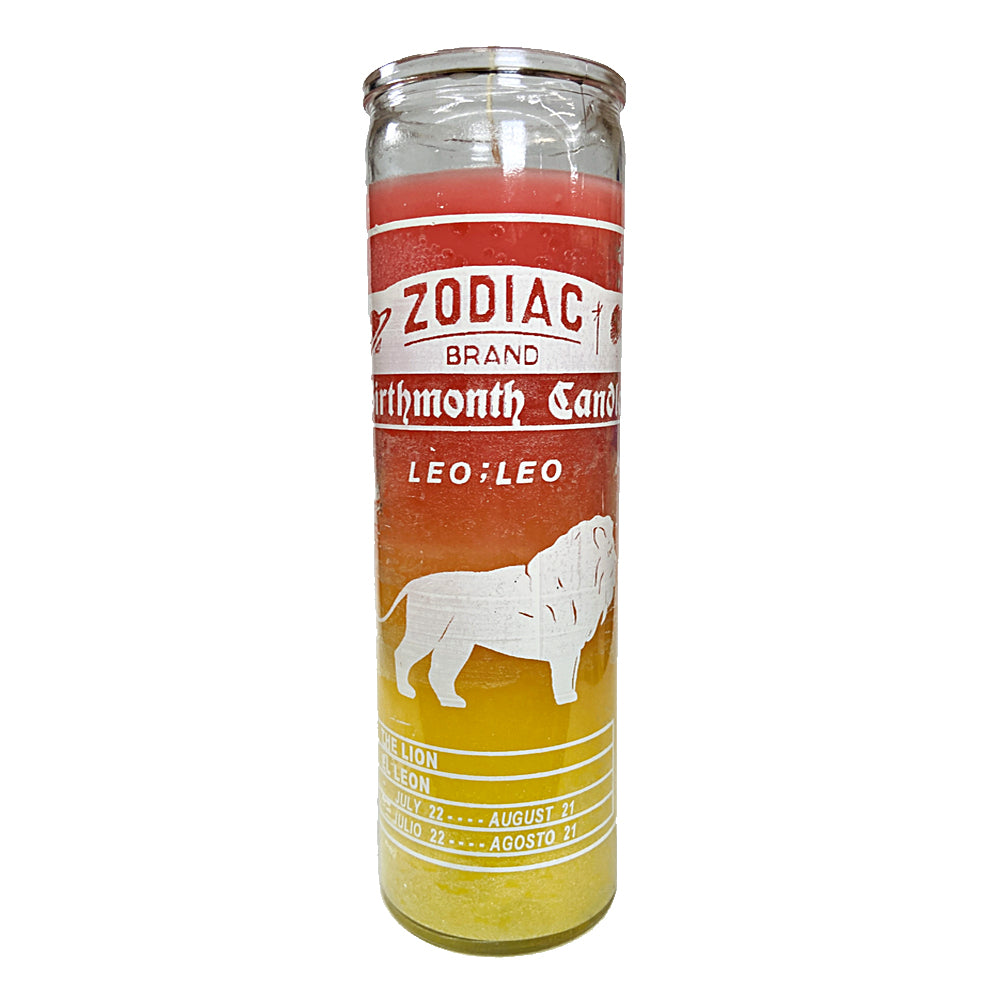 Zodiac Leo 7 Day Candle