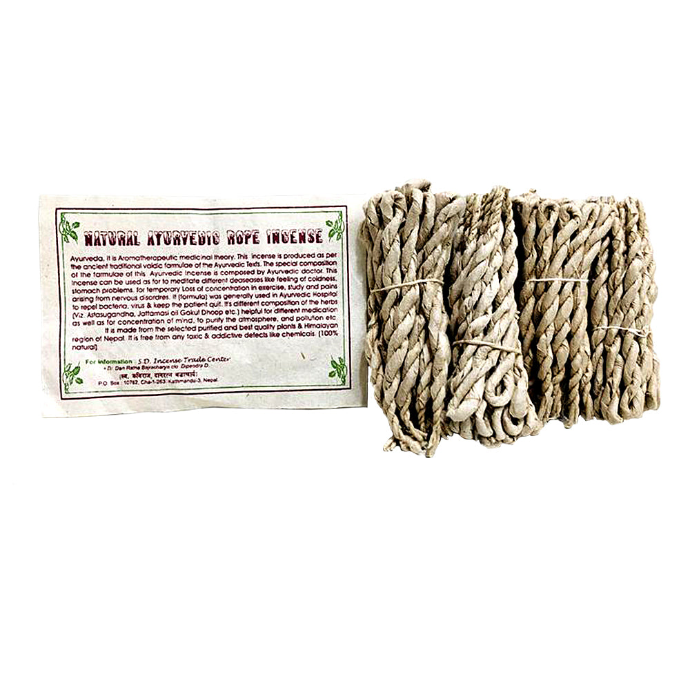 Natural Ayurvedic Buddha Tibetan Rope Incense