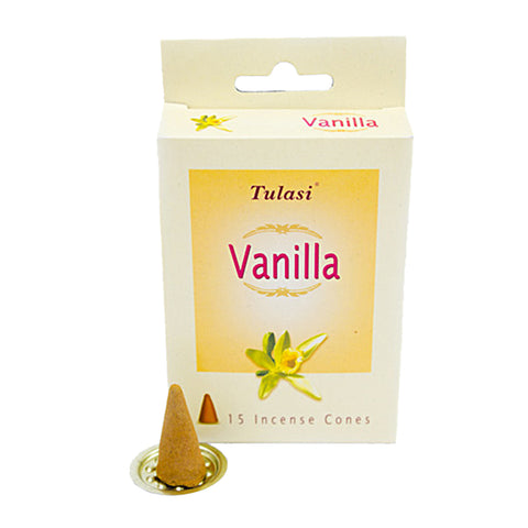 Tulasi Vanilla Incense Cones