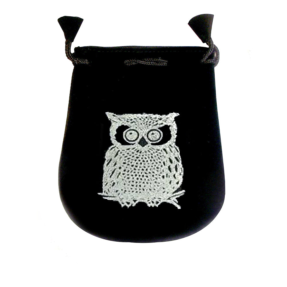 Velvet pouch - Owl
